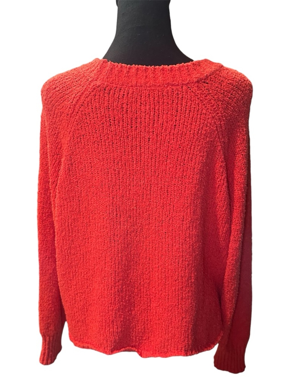 Zara Red Knit Sweater - Picture 4 of 5